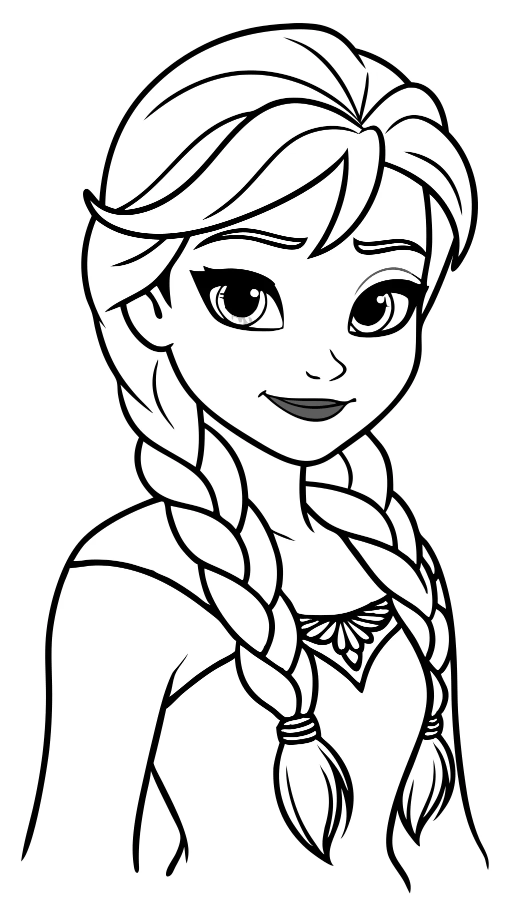 coloriages Elsa et Anna imprimables